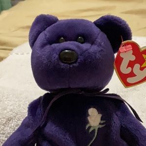 Ty beanie baby collection dedicated to Princess Diana